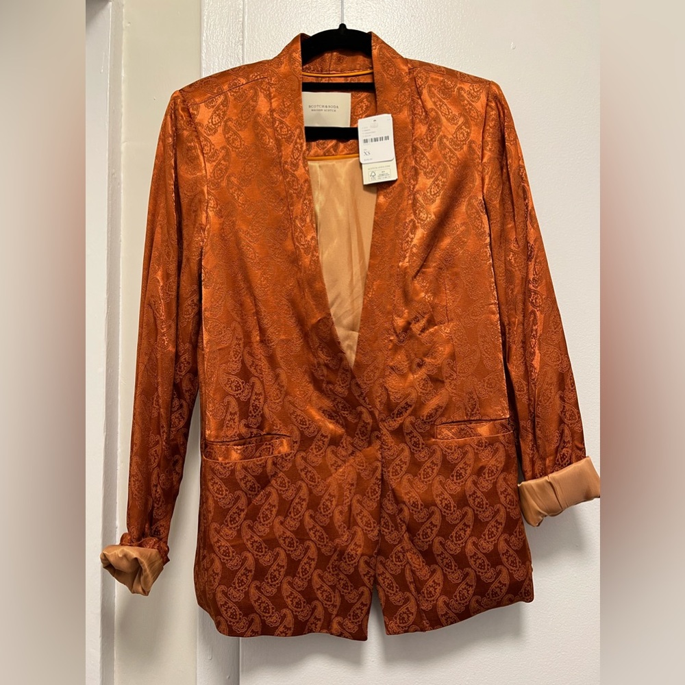 NWT Scotch & Soda Jacquard Jacket
